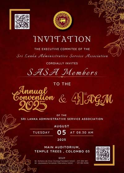 2025 Annual Convention & 41st AGM for SASA Members